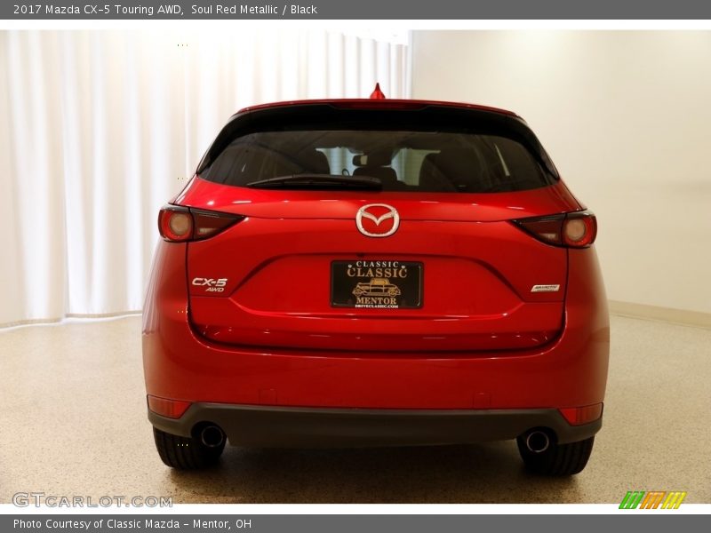 Soul Red Metallic / Black 2017 Mazda CX-5 Touring AWD