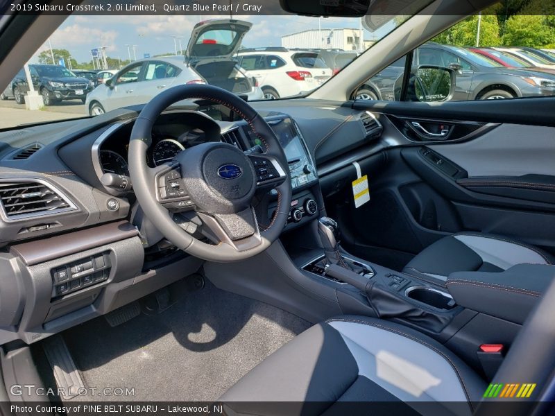 Quartz Blue Pearl / Gray 2019 Subaru Crosstrek 2.0i Limited