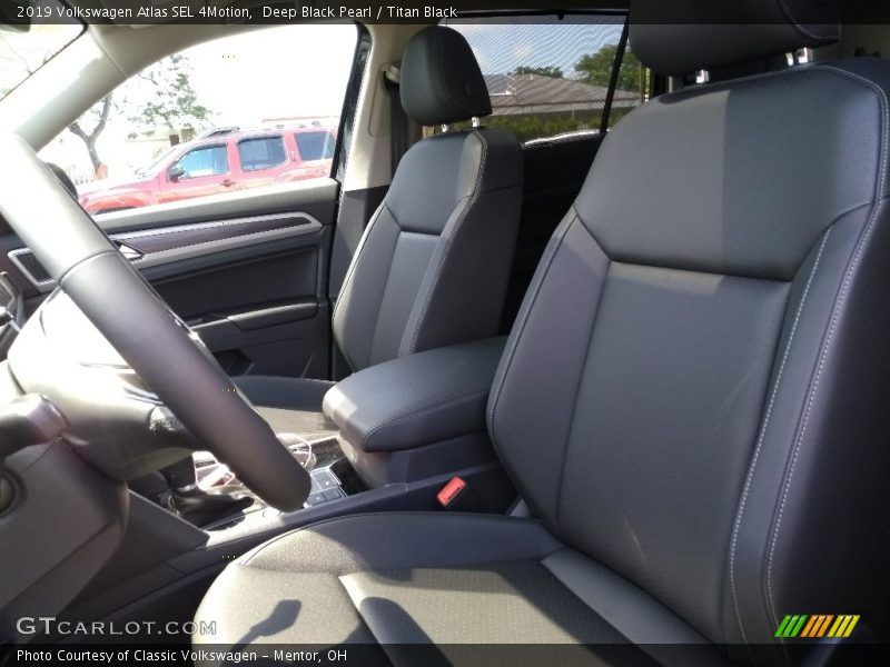 Deep Black Pearl / Titan Black 2019 Volkswagen Atlas SEL 4Motion