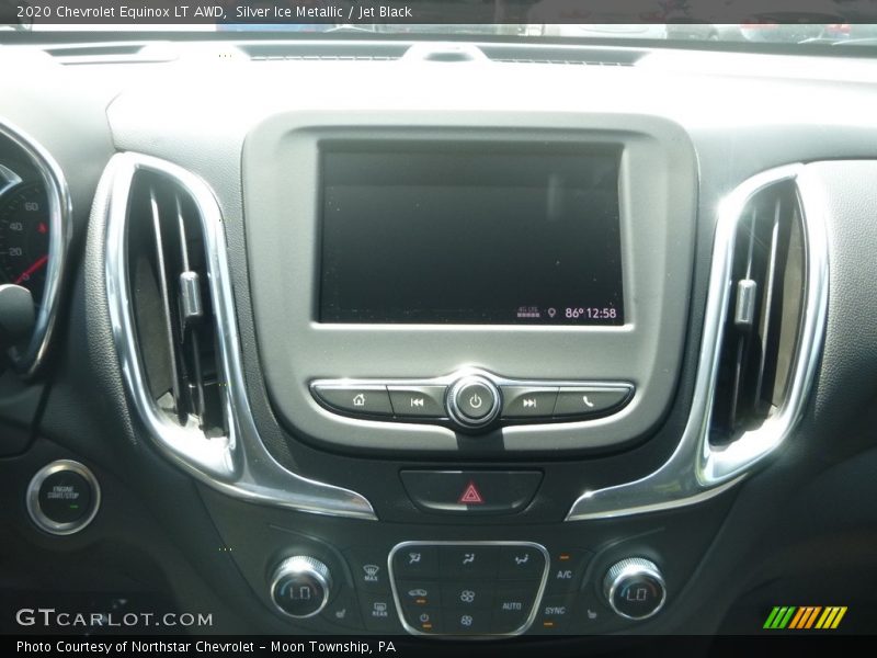 Silver Ice Metallic / Jet Black 2020 Chevrolet Equinox LT AWD
