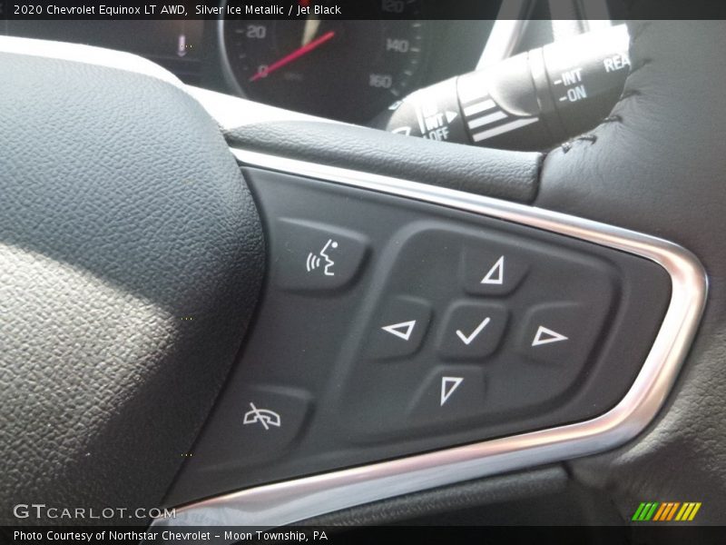 Silver Ice Metallic / Jet Black 2020 Chevrolet Equinox LT AWD