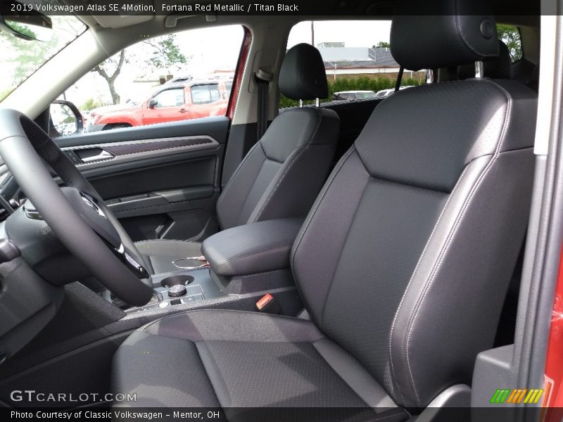 Fortana Red Metallic / Titan Black 2019 Volkswagen Atlas SE 4Motion