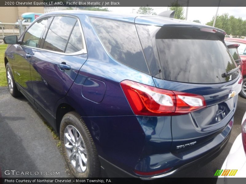 Pacific Blue Metallic / Jet Black 2020 Chevrolet Equinox LT AWD