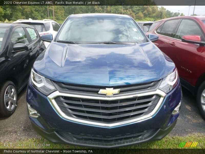 Pacific Blue Metallic / Jet Black 2020 Chevrolet Equinox LT AWD