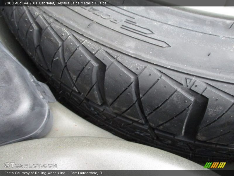 Alpaka Beige Metallic / Beige 2008 Audi A4 2.0T Cabriolet