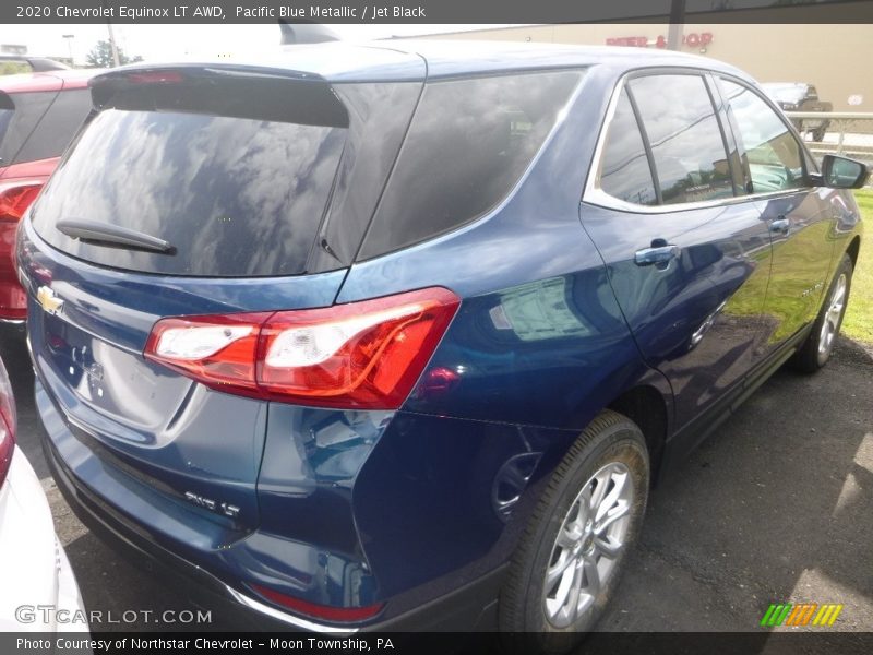 Pacific Blue Metallic / Jet Black 2020 Chevrolet Equinox LT AWD