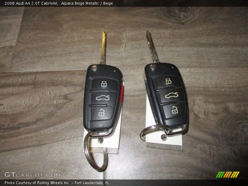 Alpaka Beige Metallic / Beige 2008 Audi A4 2.0T Cabriolet