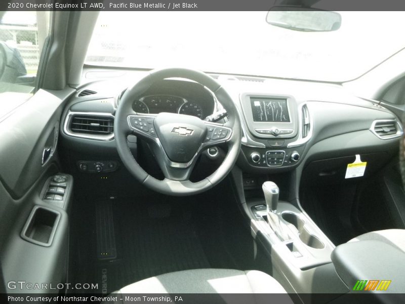 Pacific Blue Metallic / Jet Black 2020 Chevrolet Equinox LT AWD