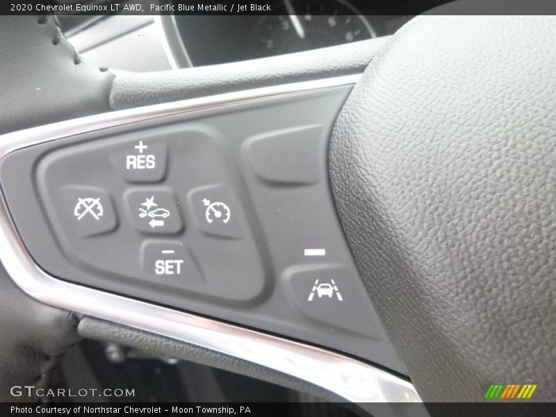 Pacific Blue Metallic / Jet Black 2020 Chevrolet Equinox LT AWD