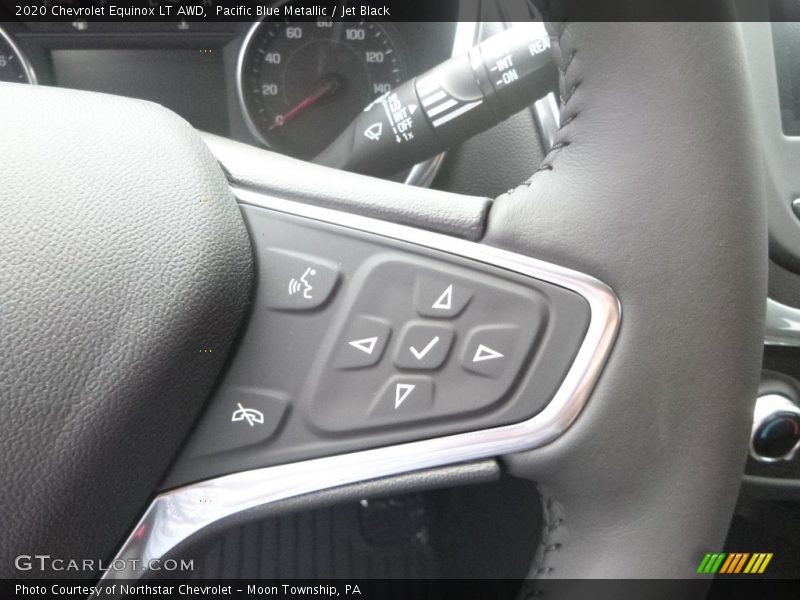 Pacific Blue Metallic / Jet Black 2020 Chevrolet Equinox LT AWD