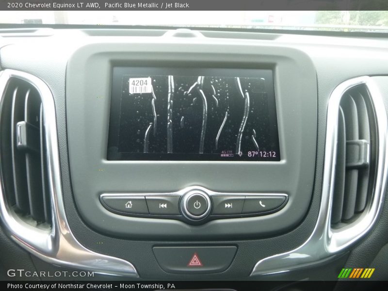 Pacific Blue Metallic / Jet Black 2020 Chevrolet Equinox LT AWD