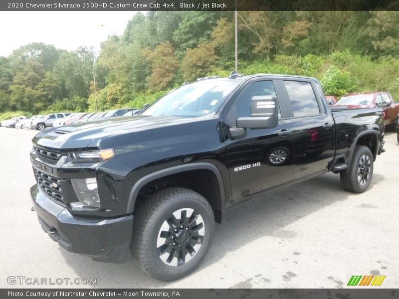 Black / Jet Black 2020 Chevrolet Silverado 2500HD Custom Crew Cab 4x4