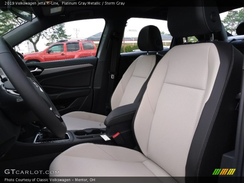 Platinum Gray Metallic / Storm Gray 2019 Volkswagen Jetta R-Line