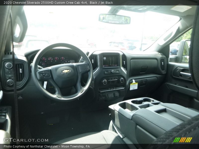 Black / Jet Black 2020 Chevrolet Silverado 2500HD Custom Crew Cab 4x4