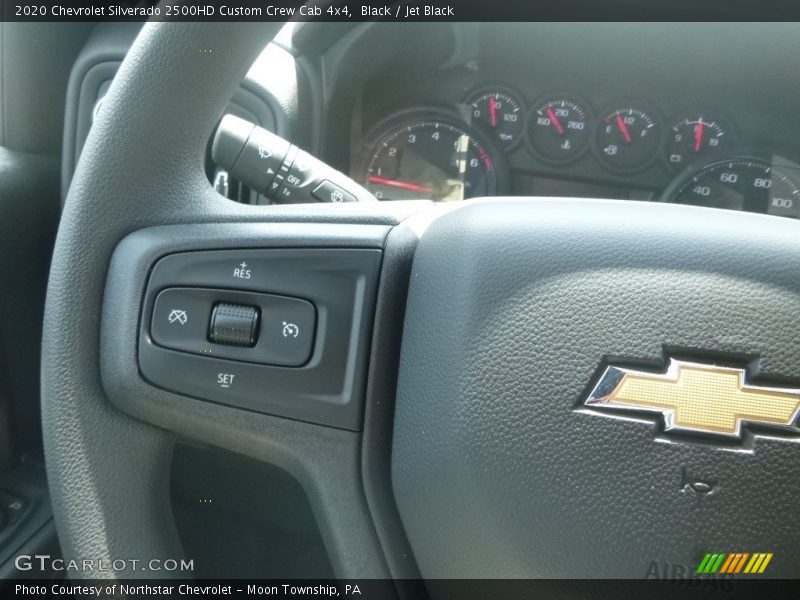 Black / Jet Black 2020 Chevrolet Silverado 2500HD Custom Crew Cab 4x4