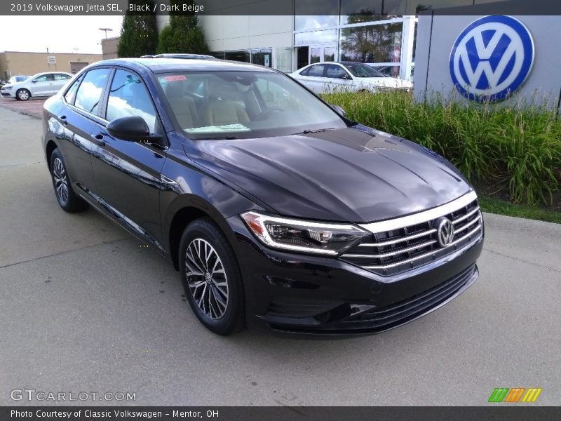 Black / Dark Beige 2019 Volkswagen Jetta SEL