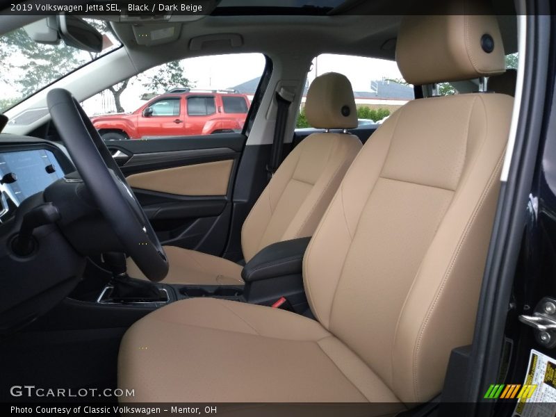 Black / Dark Beige 2019 Volkswagen Jetta SEL