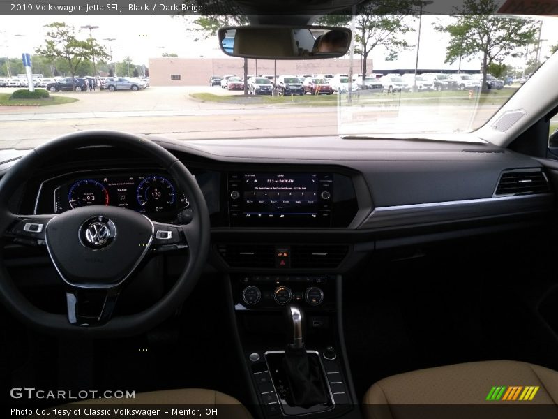 Black / Dark Beige 2019 Volkswagen Jetta SEL