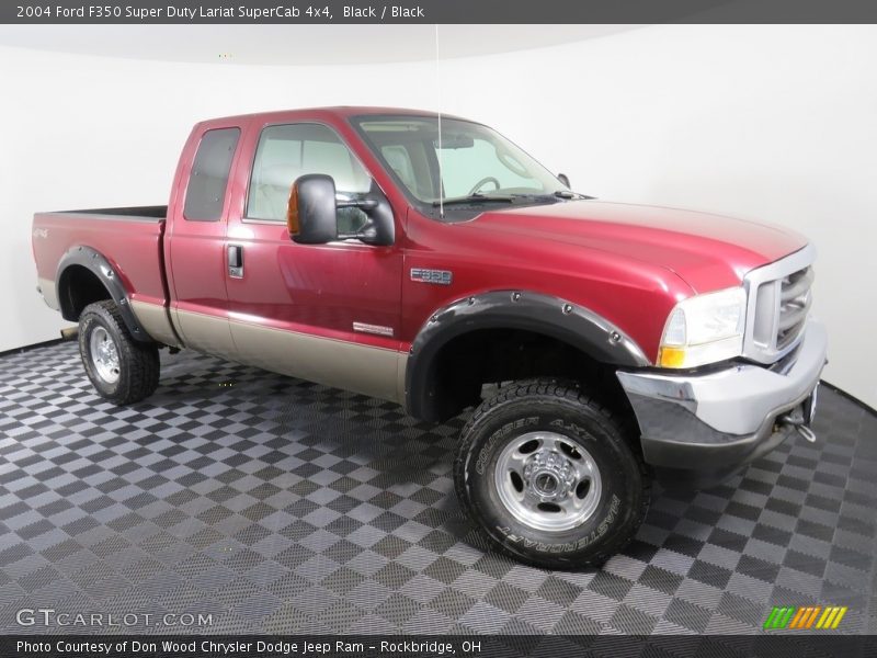 Black / Black 2004 Ford F350 Super Duty Lariat SuperCab 4x4