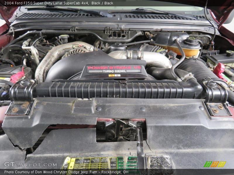 Black / Black 2004 Ford F350 Super Duty Lariat SuperCab 4x4
