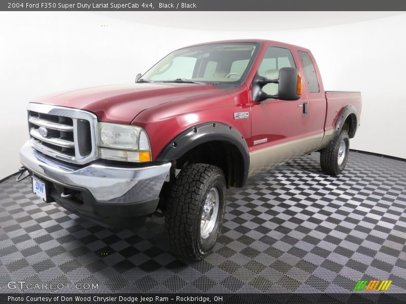 Black / Black 2004 Ford F350 Super Duty Lariat SuperCab 4x4
