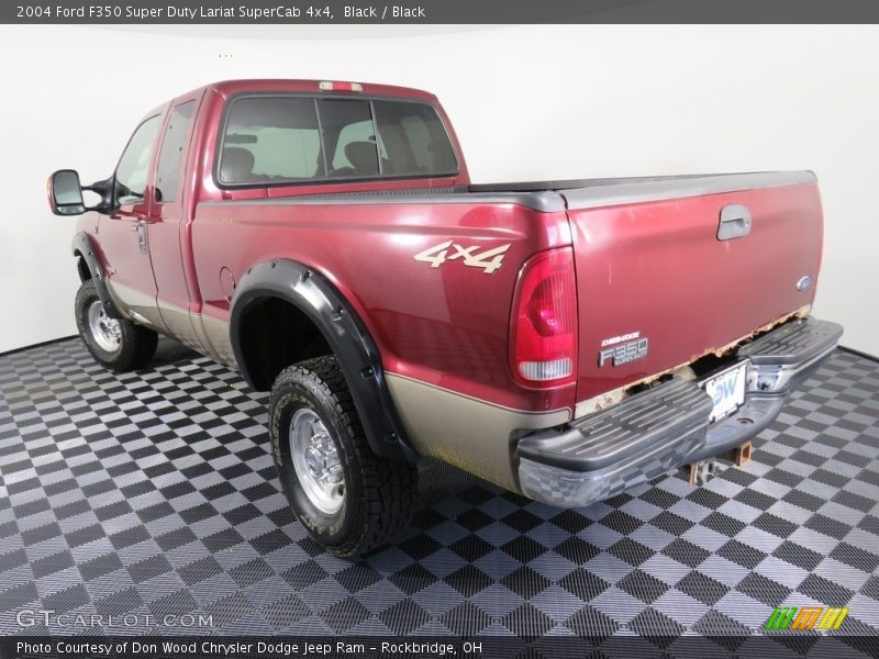 Black / Black 2004 Ford F350 Super Duty Lariat SuperCab 4x4