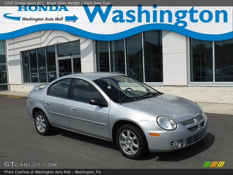 Bright Silver Metallic / Dark Slate Gray 2005 Dodge Neon SXT