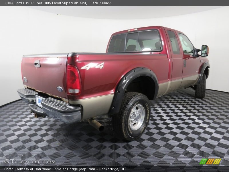 Black / Black 2004 Ford F350 Super Duty Lariat SuperCab 4x4