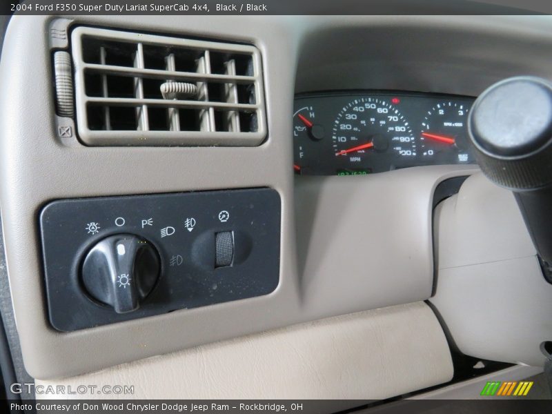 Black / Black 2004 Ford F350 Super Duty Lariat SuperCab 4x4