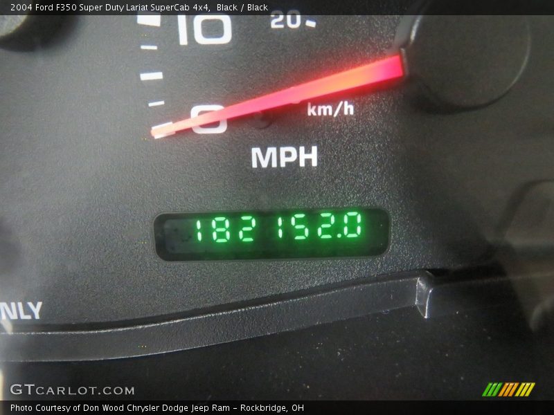 Black / Black 2004 Ford F350 Super Duty Lariat SuperCab 4x4