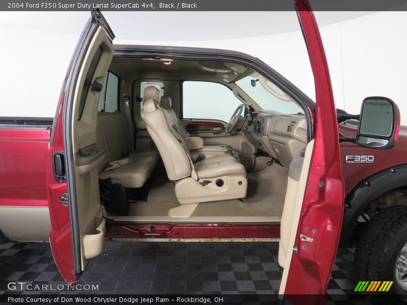 Black / Black 2004 Ford F350 Super Duty Lariat SuperCab 4x4
