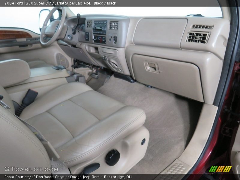 Black / Black 2004 Ford F350 Super Duty Lariat SuperCab 4x4
