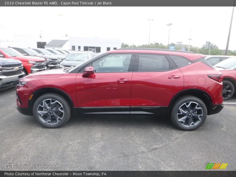 Cajun Red Tintcoat / Jet Black 2019 Chevrolet Blazer RS AWD