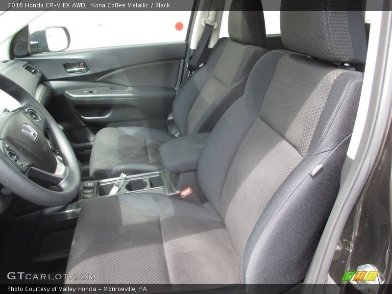 Kona Coffee Metallic / Black 2016 Honda CR-V EX AWD