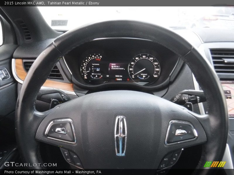 Tahitian Pearl Metallic / Ebony 2015 Lincoln MKC AWD