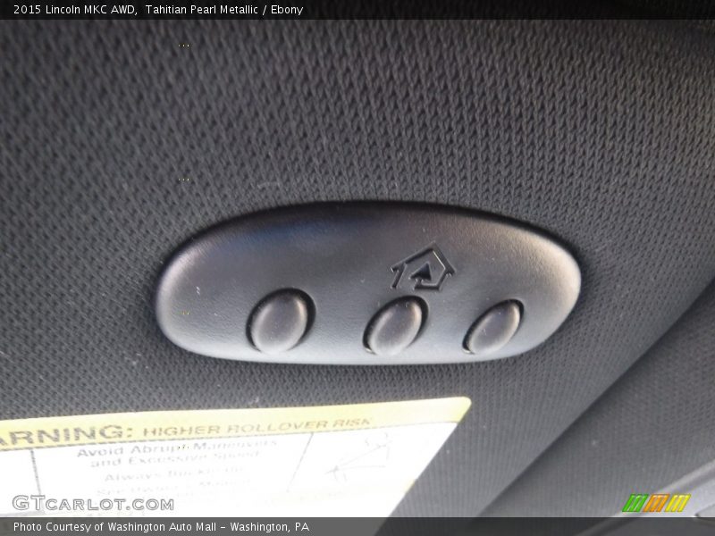 Tahitian Pearl Metallic / Ebony 2015 Lincoln MKC AWD