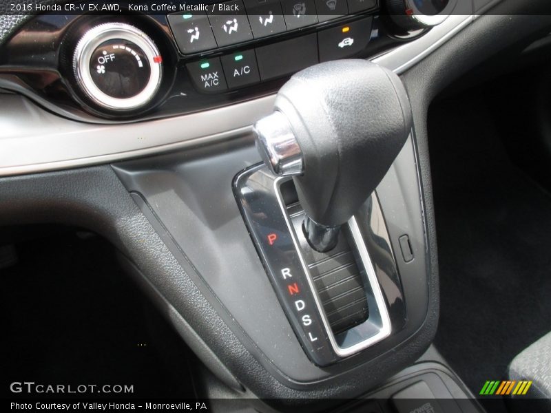 Kona Coffee Metallic / Black 2016 Honda CR-V EX AWD
