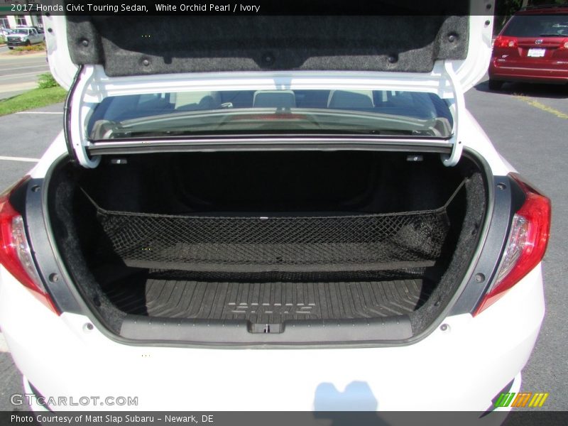 White Orchid Pearl / Ivory 2017 Honda Civic Touring Sedan