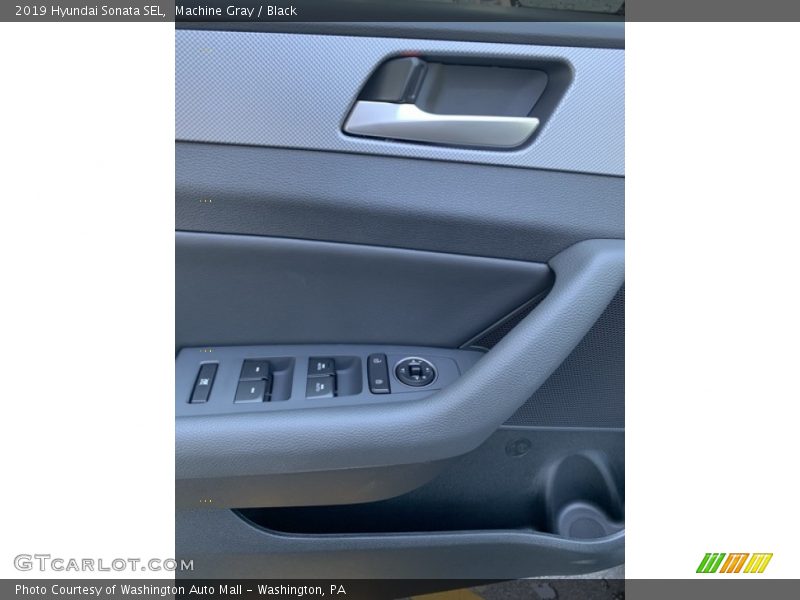 Machine Gray / Black 2019 Hyundai Sonata SEL
