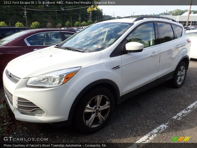 Ruby Red Metallic / Charcoal Black 2013 Ford Escape SE 2.0L EcoBoost 4WD