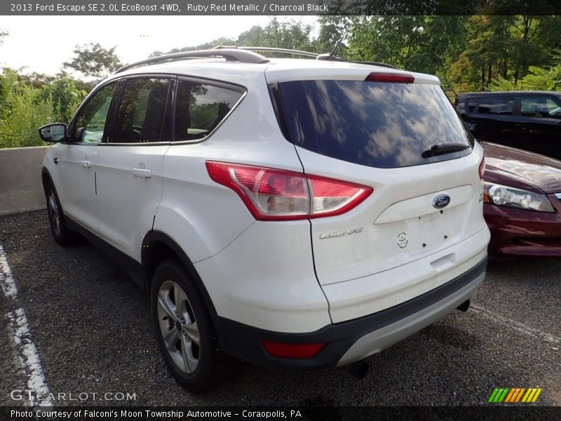 Ruby Red Metallic / Charcoal Black 2013 Ford Escape SE 2.0L EcoBoost 4WD