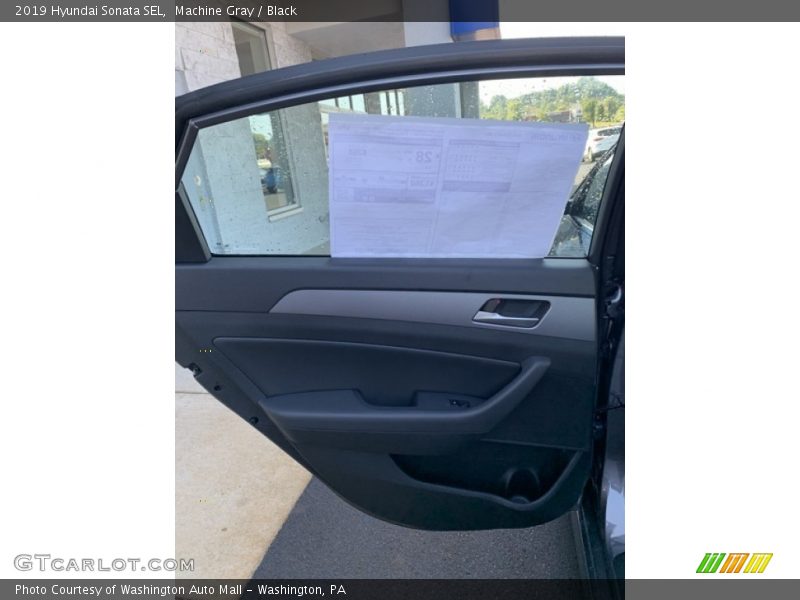 Machine Gray / Black 2019 Hyundai Sonata SEL