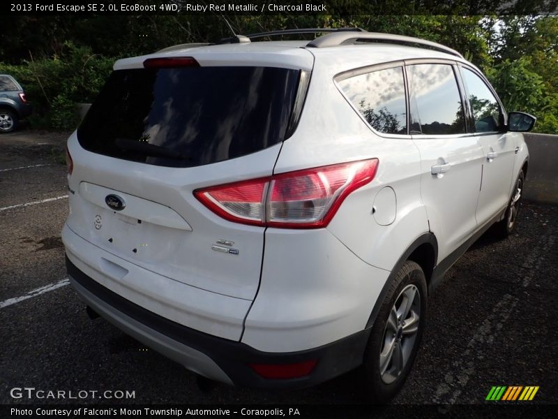 Ruby Red Metallic / Charcoal Black 2013 Ford Escape SE 2.0L EcoBoost 4WD