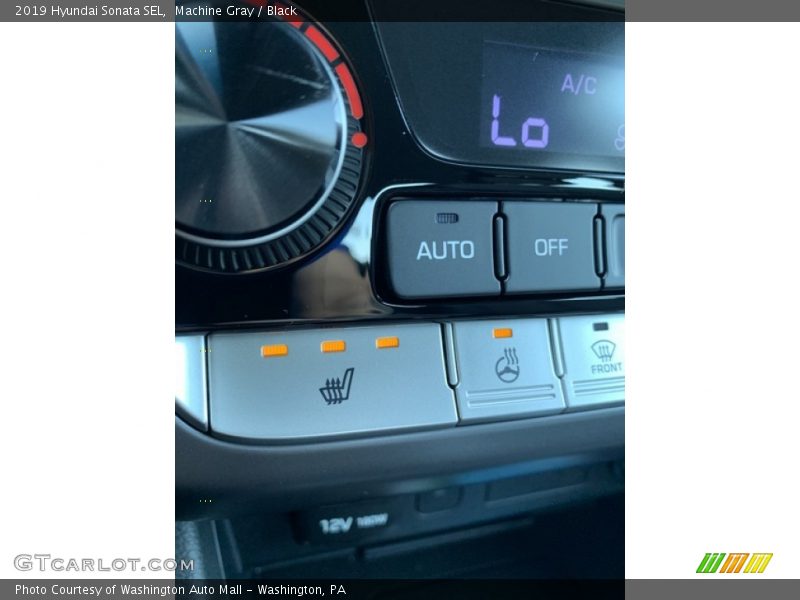 Machine Gray / Black 2019 Hyundai Sonata SEL