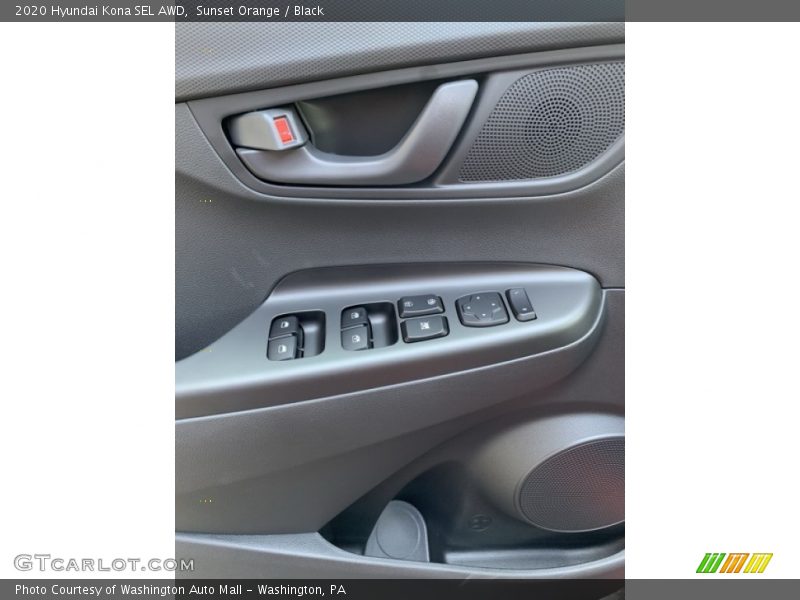 Sunset Orange / Black 2020 Hyundai Kona SEL AWD