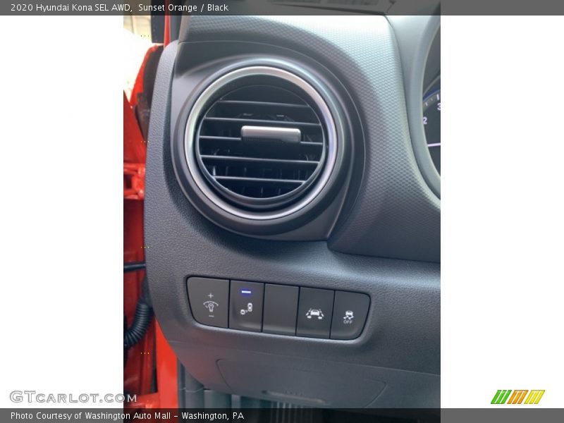 Sunset Orange / Black 2020 Hyundai Kona SEL AWD