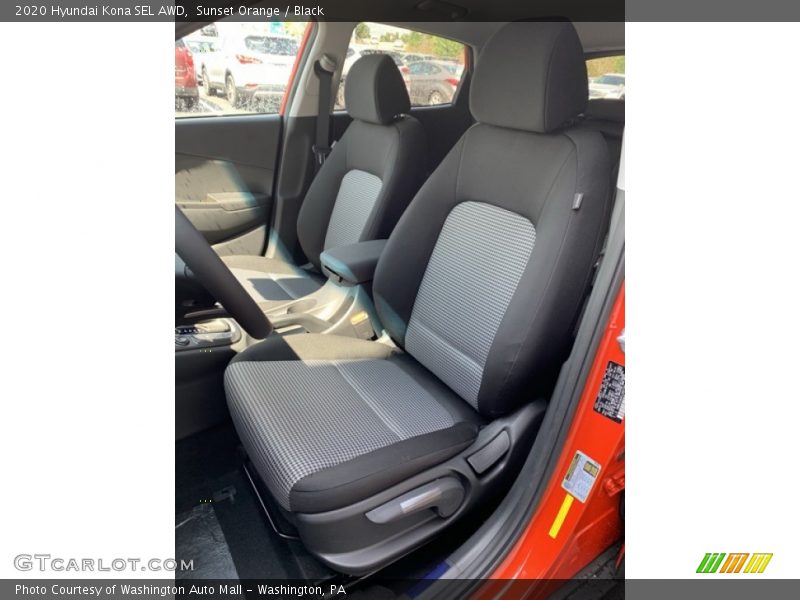 Sunset Orange / Black 2020 Hyundai Kona SEL AWD