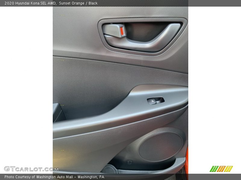 Sunset Orange / Black 2020 Hyundai Kona SEL AWD