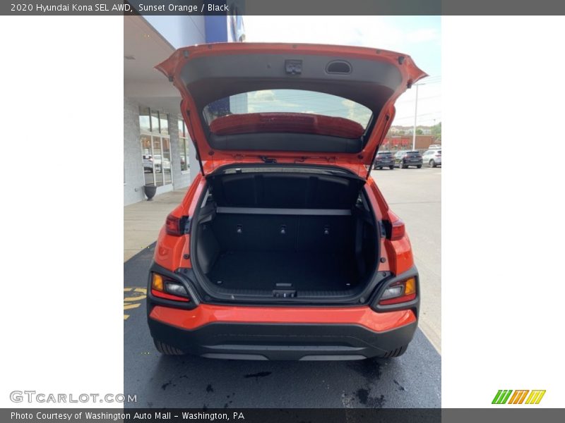 Sunset Orange / Black 2020 Hyundai Kona SEL AWD