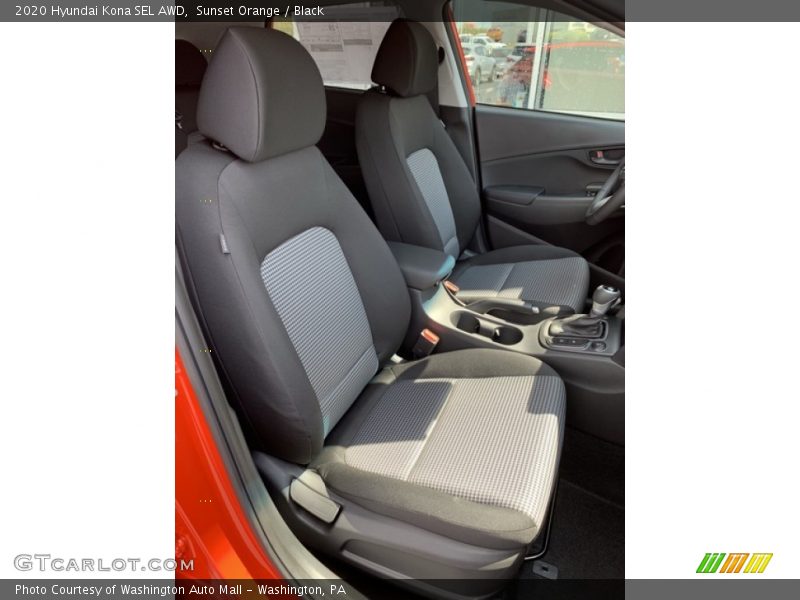 Sunset Orange / Black 2020 Hyundai Kona SEL AWD
